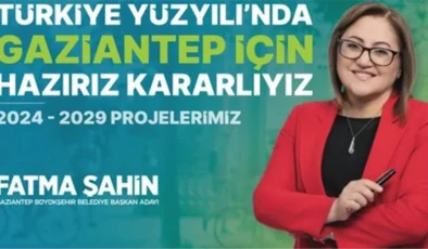 Fatma Şahin, Gaziantep’in geleceğini şekillendirecek projelerini tanıttı