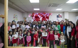 Mersin Büyükşehir Belediyesi Çocuk Gelişim Merkezi’nde Sevgililer Günü Kutlaması