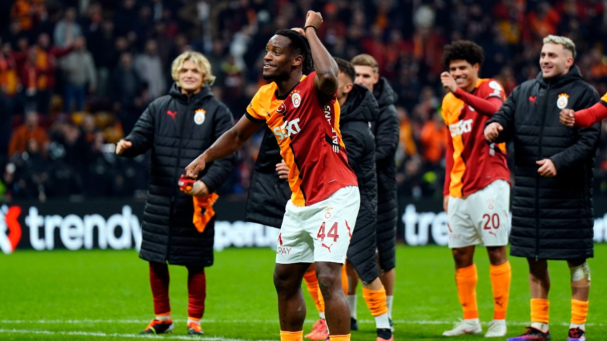 Galatasaray’da maç sonu 3’lüsü Michy Batshuayi’den